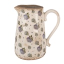 Dekorativer Krug Beige Blau 21x15x23 cm