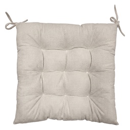 [KG029.013] Stuhlkissen mit Schaumstoff  Beige 40x40x4 cm