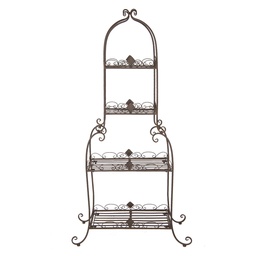 [5Y1288] Porta Vaso Marrone 74x39x160 cm