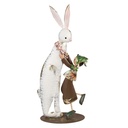 Decoration Statue Rabbit White 25x13x57 cm