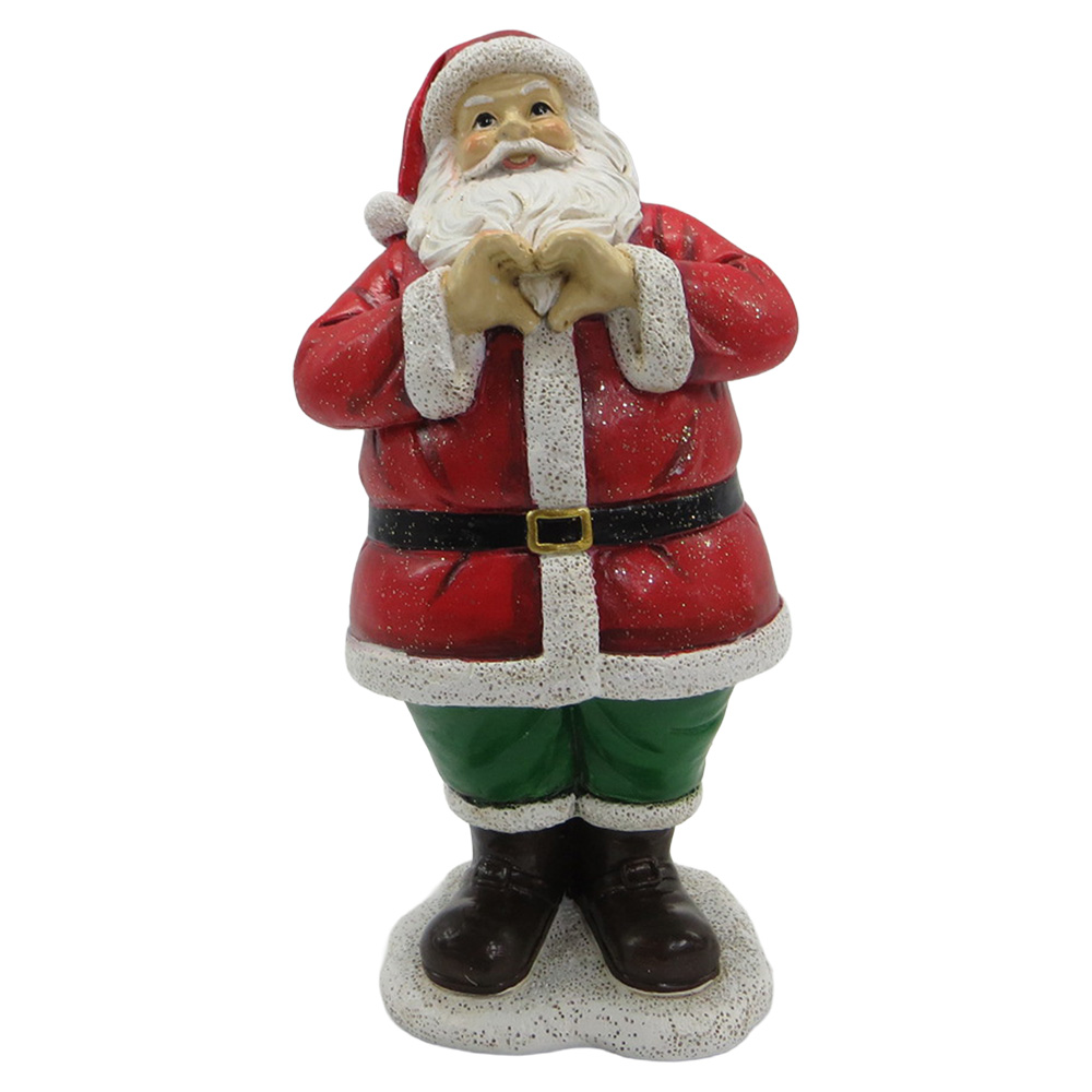 Decoratie kerstman 10x9x20 cm