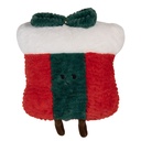Cushion filled Red Green 35x7x35 cm