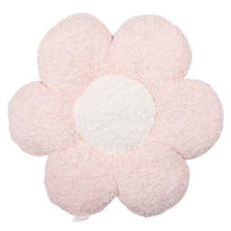 [KG035.059] Cuscino imbottito Rosa Bianco Ø 50x5 cm