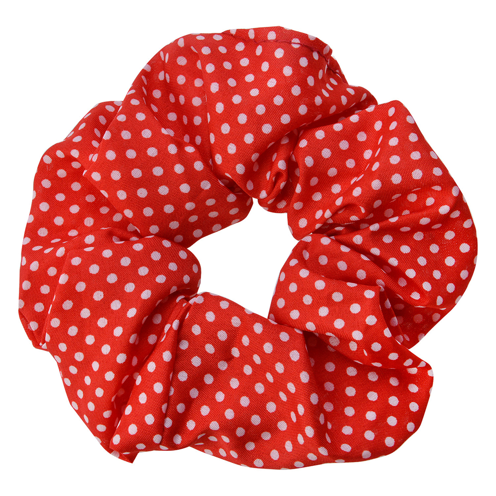 Haarelastiekje rood Ø 10x3 cm