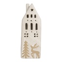 Decorazione Casa con LED Beige 9x7x24 cm