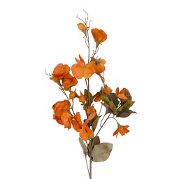 [5PL0312O] Decoratie tak met bloemen 88 cm