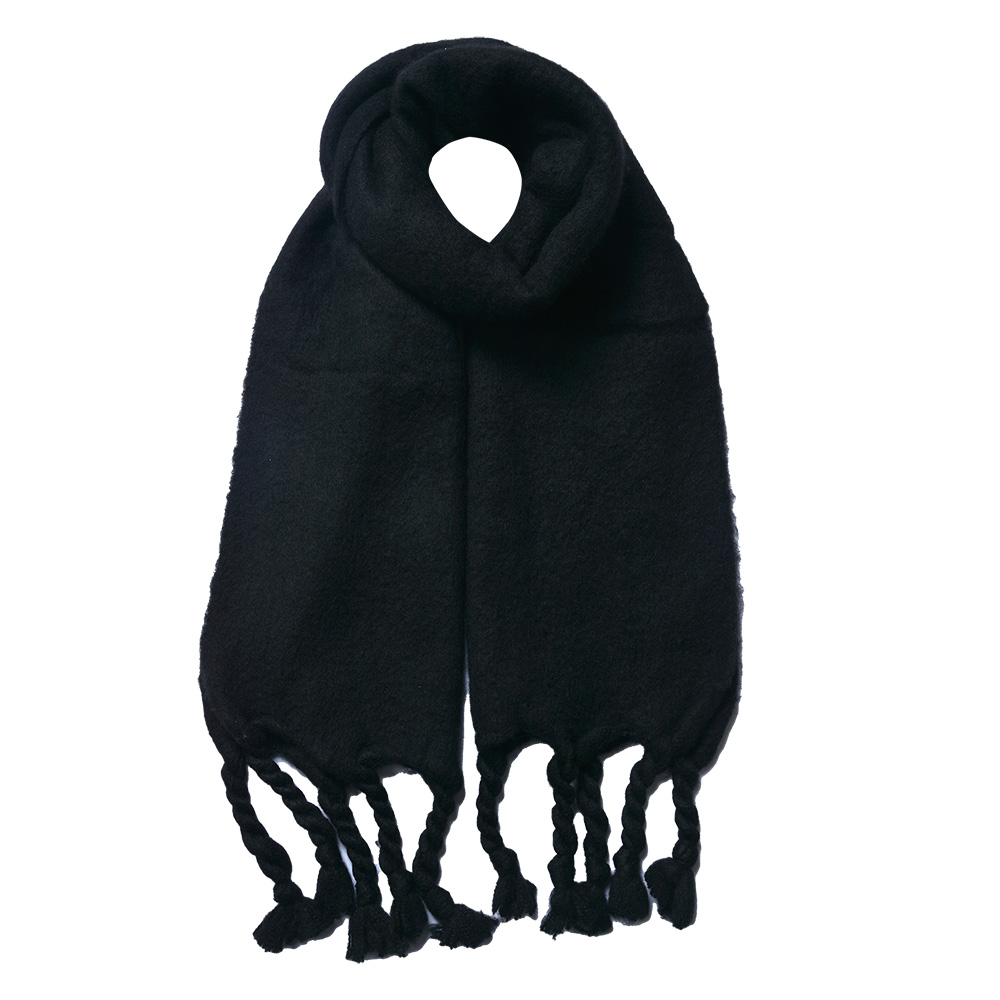 Foulard Donna Nero 40x200 cm