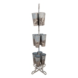 [5Y1476] Bloemen display staand Ø 55x183 cm