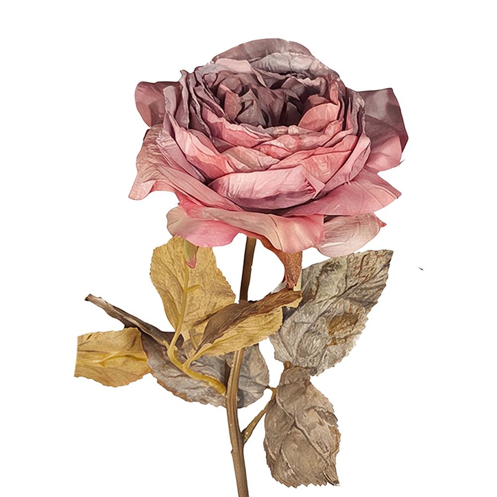 Decorazione ramo con fiori Rosa 63 cm