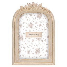 [2F1421] Cadre photo Beige Marron 13x2x20 cm / 10x15 cm