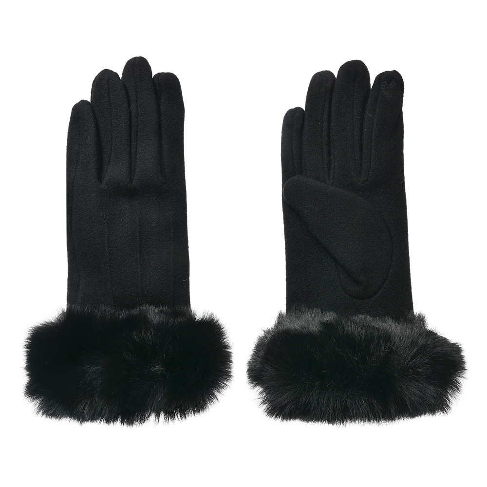 Guanti Donna Nero 9x23 cm