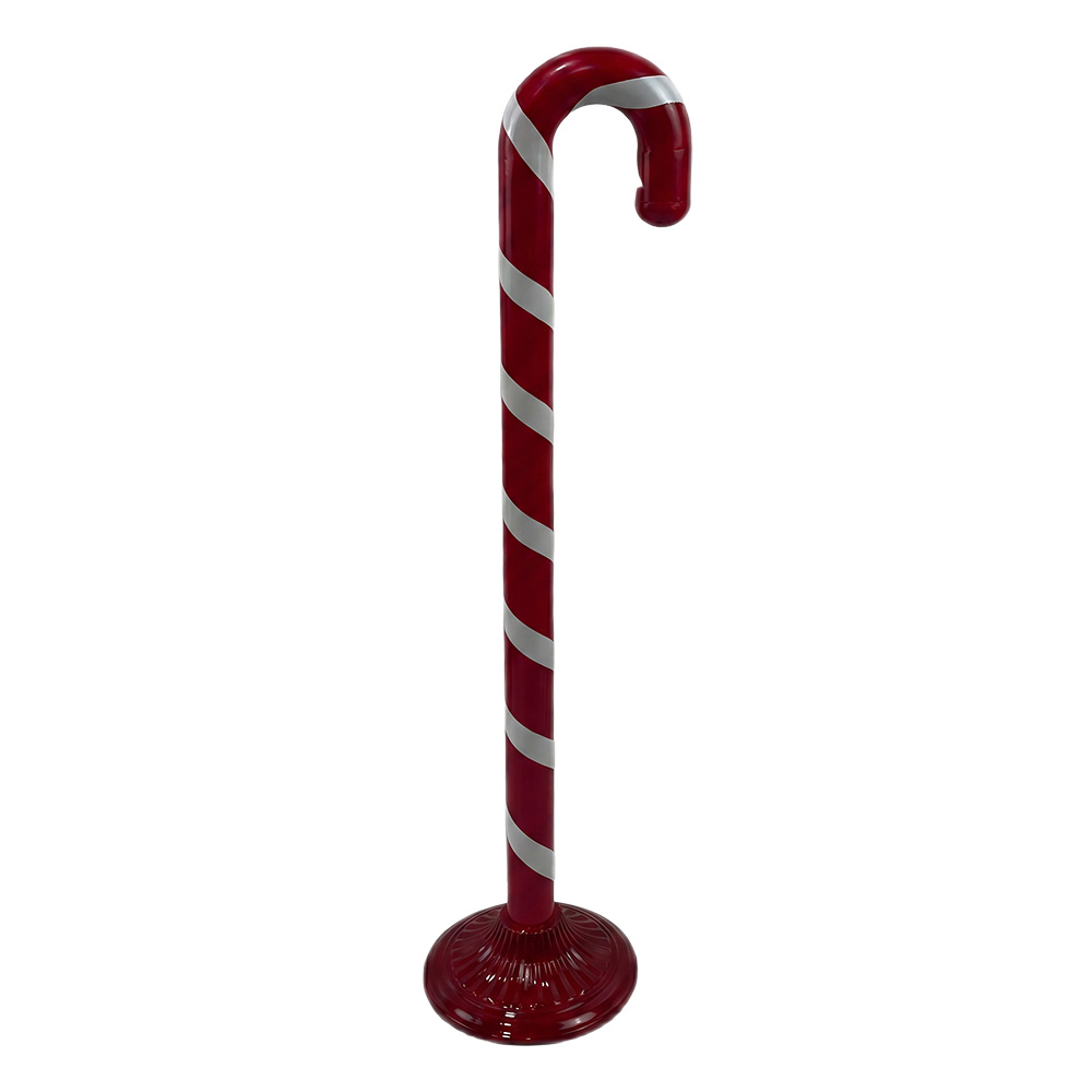 Weihnachtsdeko Zuckerstange Rot Weiß Ø 18x72 cm