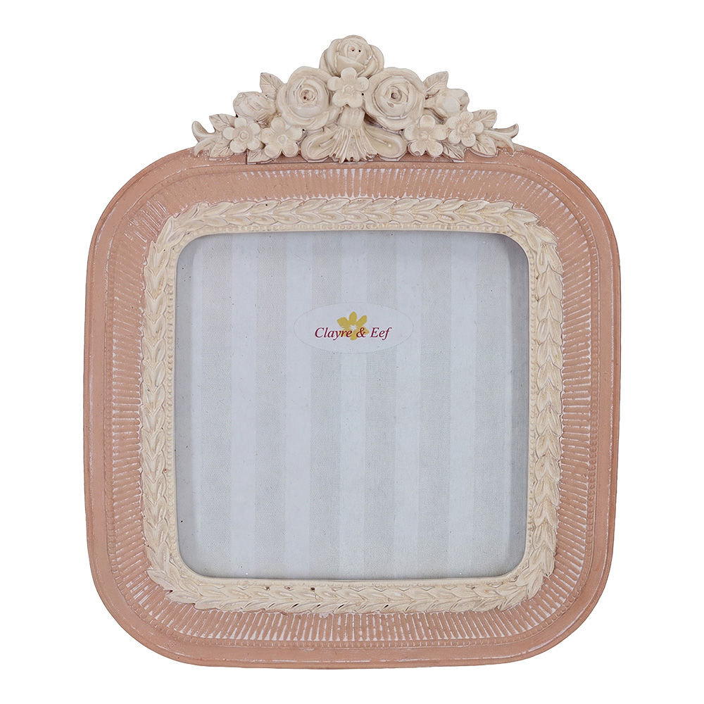 Picture Frame Pink 10x1x13 cm / 8x8 cm