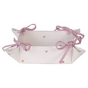 Bread Basket Beige Brown 35x35x8 cm