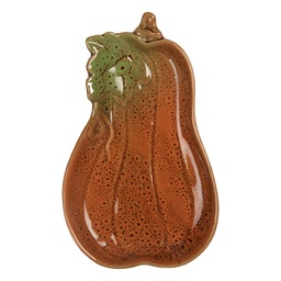 [6CE2155] Scodella Zucca  Arancio Verde 17x10x2 cm