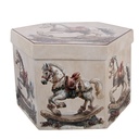 Boules de Noël set de 14 Blanc Bleu 8x8x8 cm