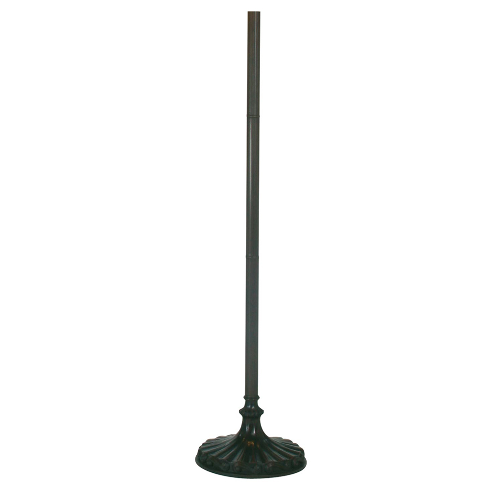 Lampensockel Stehlampe Tiffany Braun Ø 30x165 cm E27/max 2x60W