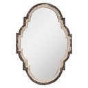 Wandspiegel Braun Beige 63x4x91 cm