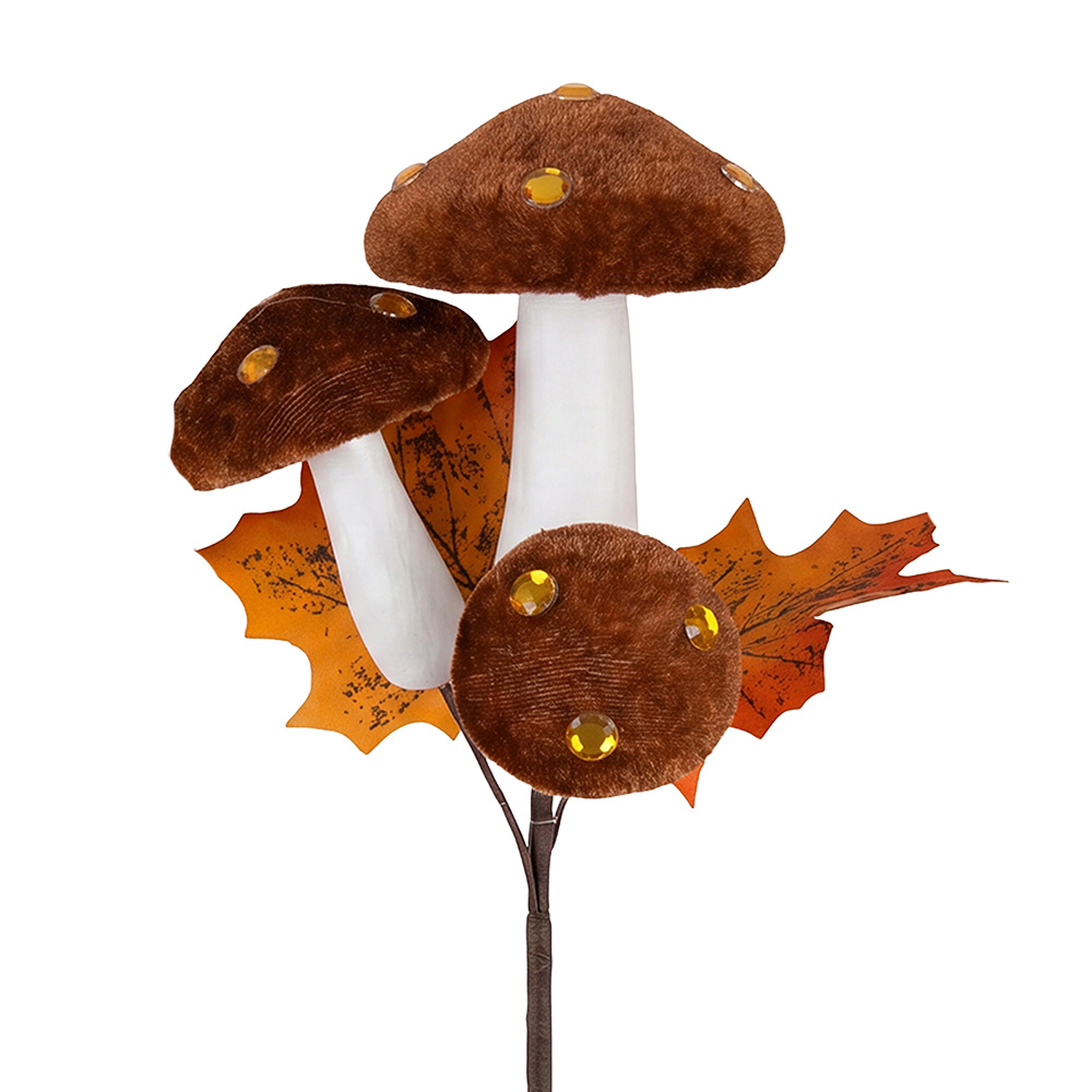 Décoration Champignon Marron 8x4x55 cm
