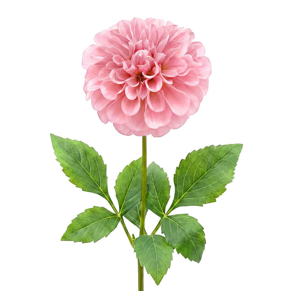 Decorative Artificial Branch with flowers Pink Green 65 cm