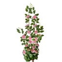 Decorative Artificial Branch with flowers Pink Green 25x15x87 cm