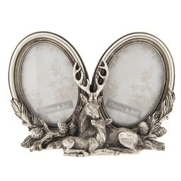 [2F0564] Cadre photo Couleur argent 23x6x17 cm / 9x13 cm (2)