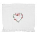 Guest Towel White Pink 40x66 cm