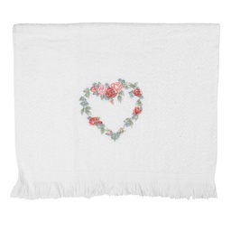 [CTSLF] Guest Towel White Pink 40x66 cm
