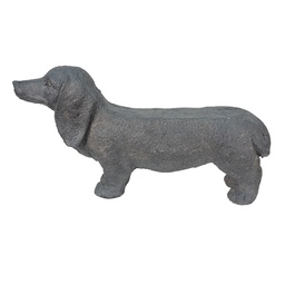 [5MG0019] Chien Chien Gris 74x19x39 cm
