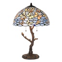 Table lamp Tiffany Blue Ø 40x60 cm E27/max 2x60W