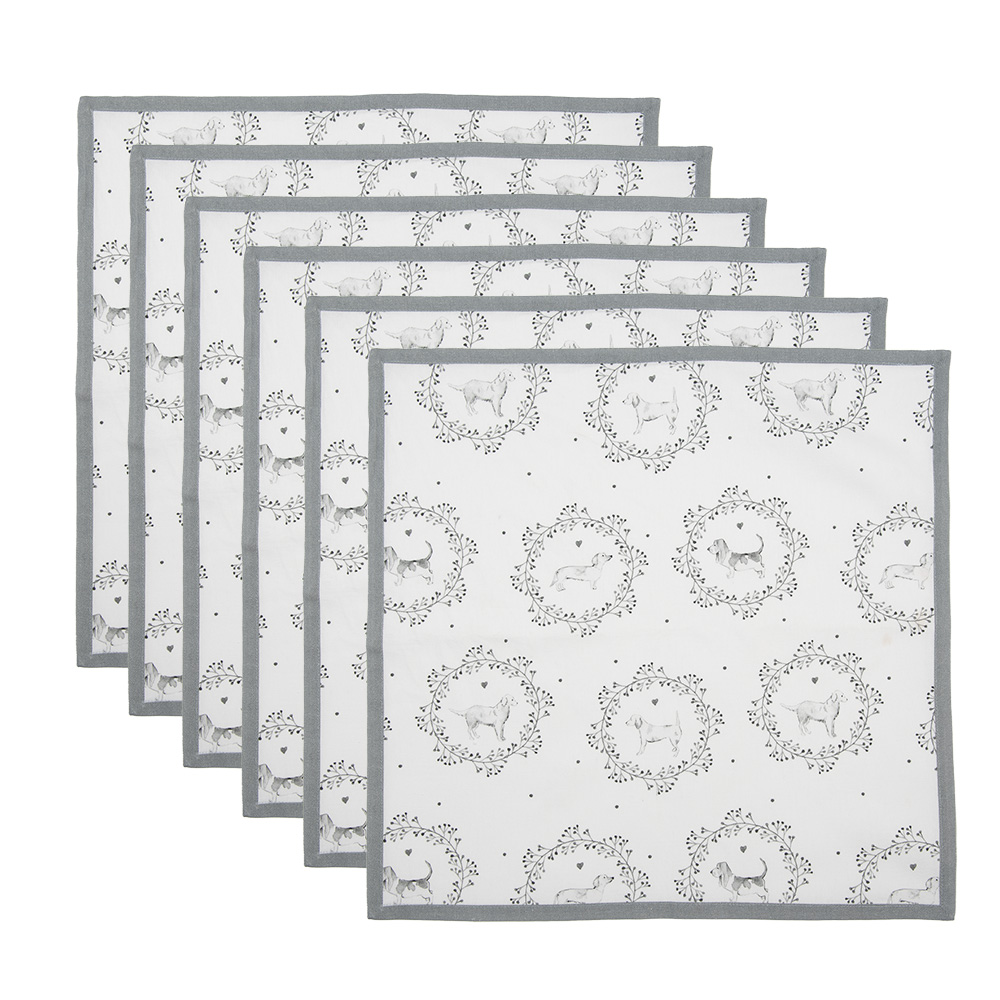 Servetten 6 stuks 40x40 cm SPL