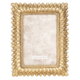 [2F0607] Picture Frame Gold 16x2x20 cm / 10x15 cm