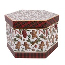 Clayre & Eef Kerstbal Set van 14 8x8x8 cm Wit Kunststof