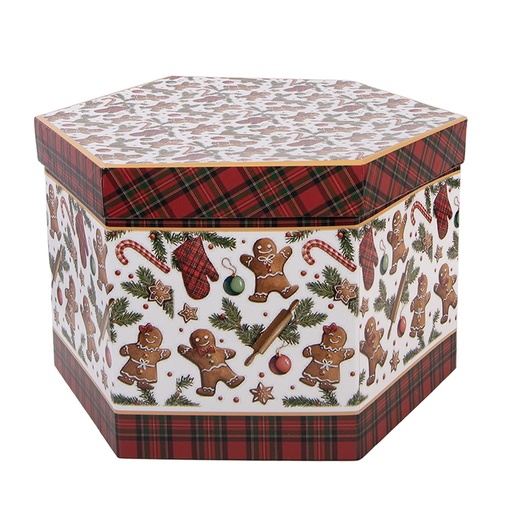 Clayre & Eef Kerstbal Set van 14 8x8x8 cm Wit Kunststof