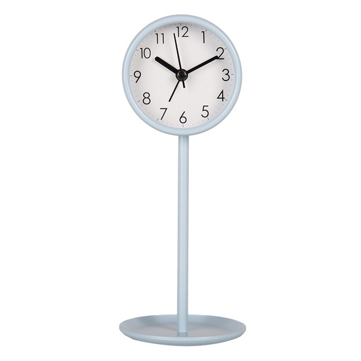Alarm Clock Analog Blue Ø 9x21 cm / 1xAA