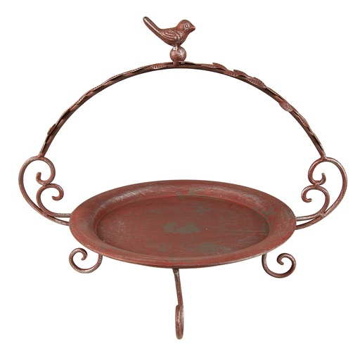 Clayre & Eef Planthouder etagère 35x27x30 cm Rood IJzer