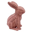 Decorativa Coniglio Rosa 12x7x17 cm