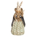 Deko Kaninchen Mehrfarbig 5x4x11 cm