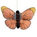 Decoratie hanger vlinder vilt 9x2x6 cm