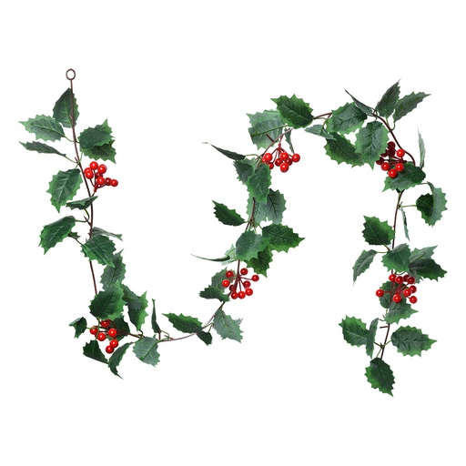 Artificial Flower Green Red 170 cm