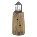 Decoration Lighthouse Brown Ø 15x36 cm
