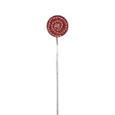 Christmas Decoration Lolly pop Red White 6x2x40 cm