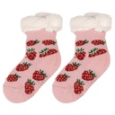 Chaussettes pour enfants Rose Rouge one size