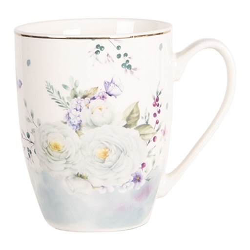 Mug Bianco, Blu 12x8x10 cm / 360 ml