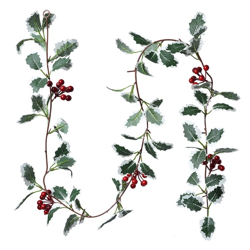 Artificial Flower Green Red 170 cm