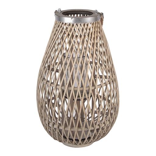 Windlicht Beige Ø 33x55 cm