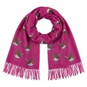 Sjaal 70x180 cm rood