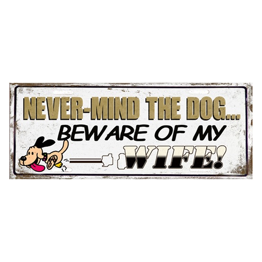 Textschild 50x1x20 cm