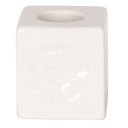 Toothbrush Holder White 4x4x4 cm