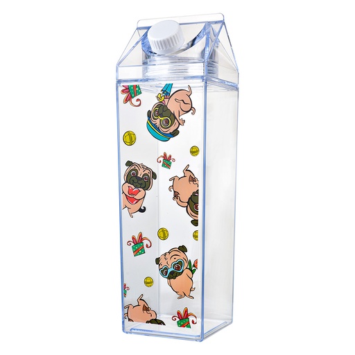 Clayre & Eef Drinkfles 1000 ml Transparant Kunststof Honden
